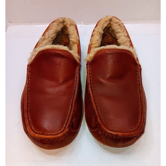 UGG Other - Ugg Australia Men Brown Leather Slip-On Loafer